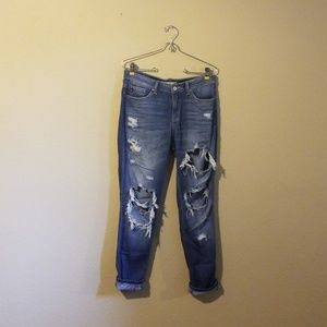 KanCan distressed boyfriend jeans